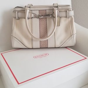 COACH Signature Satchel Bag